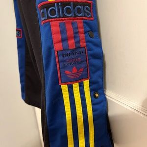 VINTAGE adidas break away track pants medium